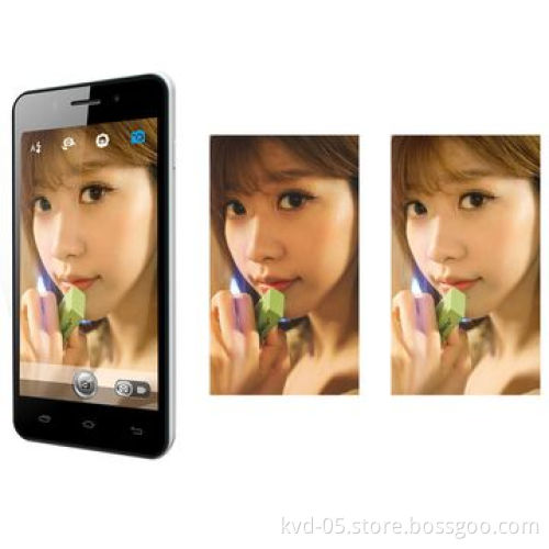 Touchscreen mobile phones, first model Android 4.4.2, smart feeling touch, back touch, 1GB RAMNew